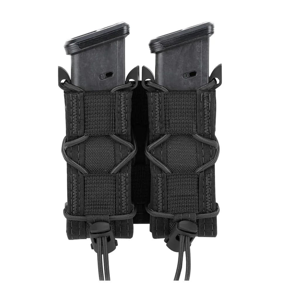 Ophidian 9mm pistola dupla/tripla pilha revista bolsa molle mag coldre caça lanterna tocha titular edc