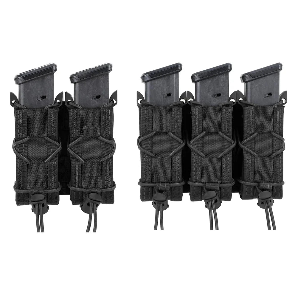 Ophidian 9mm pistola dupla/tripla pilha revista bolsa molle mag coldre caça lanterna tocha titular edc