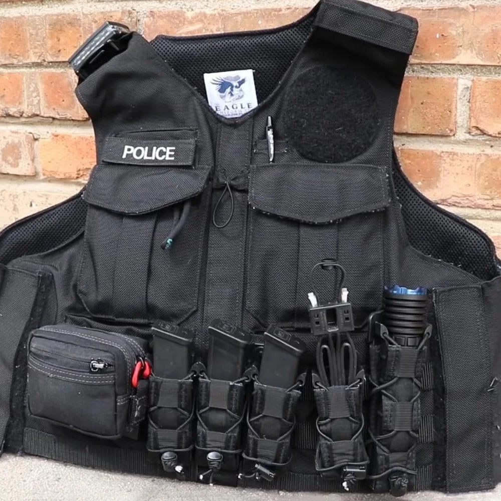 Ophidian 9mm pistola dupla/tripla pilha revista bolsa molle mag coldre caça lanterna tocha titular edc