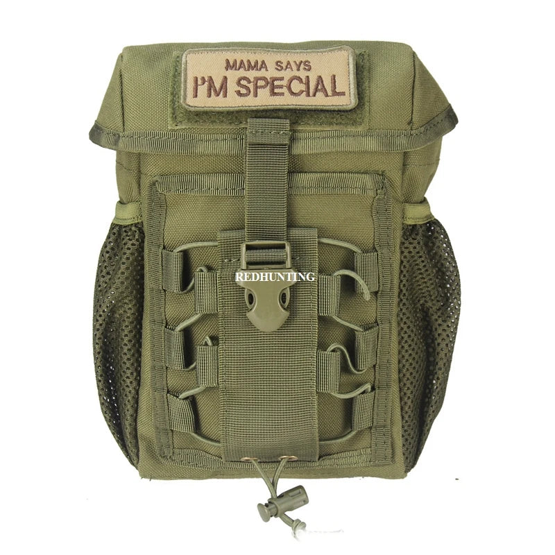 Bolsa tática cs despejo gota bolsa outdooer utilitário bolsa à prova dwaterproof água 1000d náilon dobrável molle saco de despejo para caminhadas ao ar livre