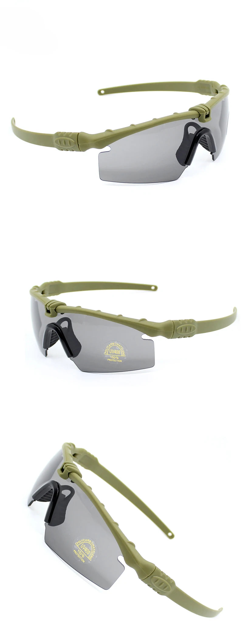 Óculos tático militar ao ar livre uv400 óculos de proteção pistola ar tiro óculos de segurança caça polarizado esportes óculos de sol