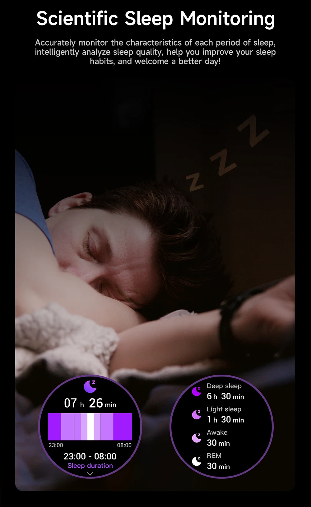 LOKMAT-Zeus 4 Pro Amoled relógio inteligente, tela redonda, BT Calls, Fitness Tracker, Monitor de freqüência cardíaca para telefone inteligente, 1,43