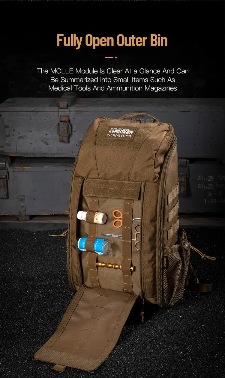 Excelente elite spider tático versátil pacote de assalto médico mochilas ao ar livre mochila tática respingo água mochila