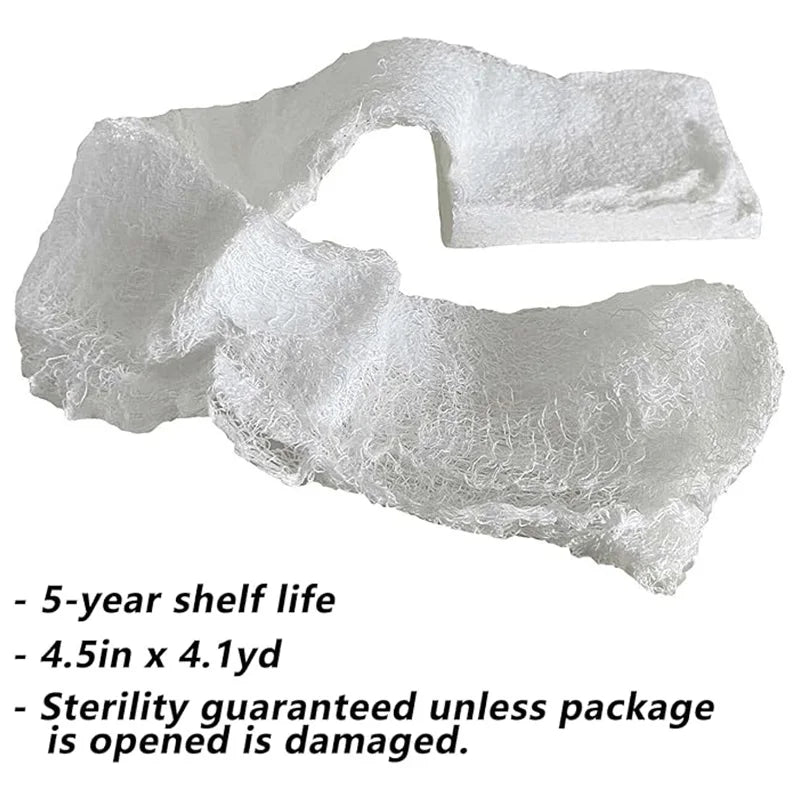 Gaze comprimida de resgate de rinoceronte para primeiros socorros de curativo estéril de emergência para acampamento e caminhada