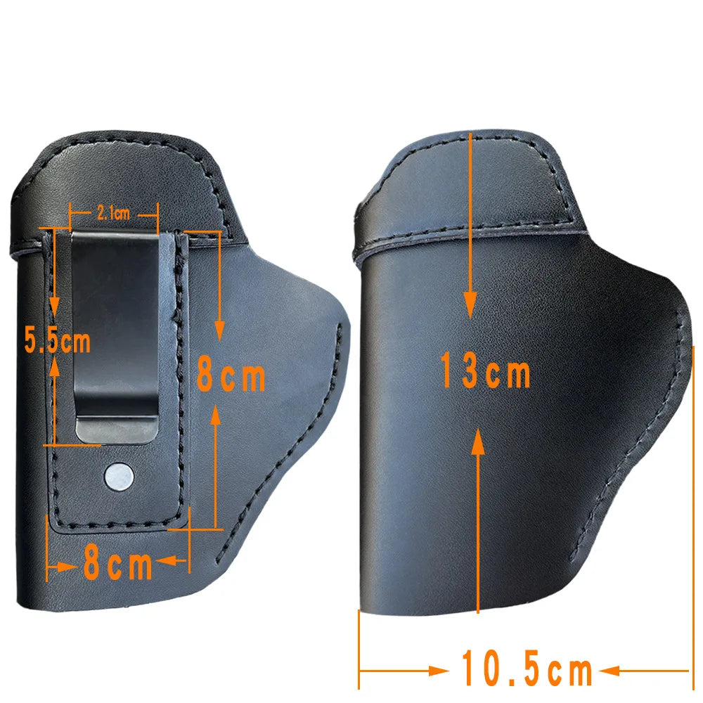 Coldre de arma de couro oculto para mão esquerda e direita, para taurus 444/hk usp compact/aps/ppk/p226/p99, acessórios para pistola de caça