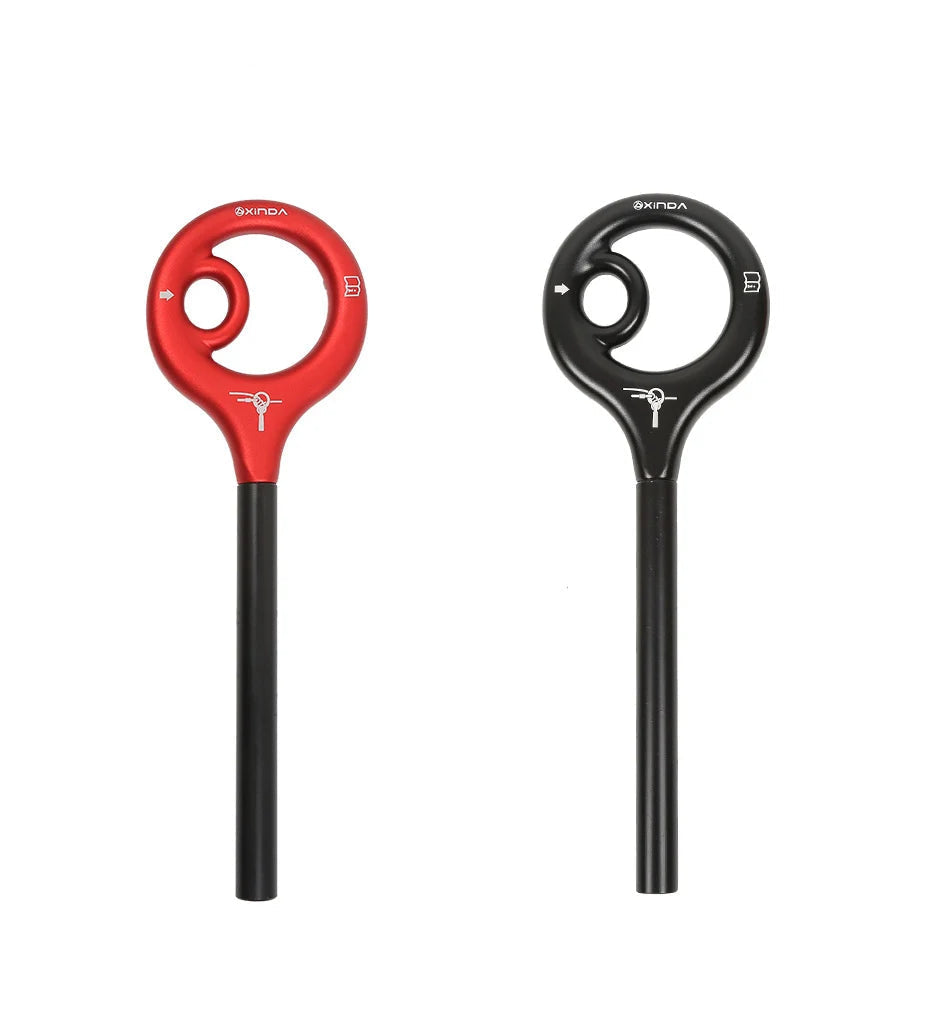 Xinda mosquetão de escalada, 9 formatos, descoberta, figura de alumínio, dispositivo de segurança, rapel, equipamento dobrável para downhill