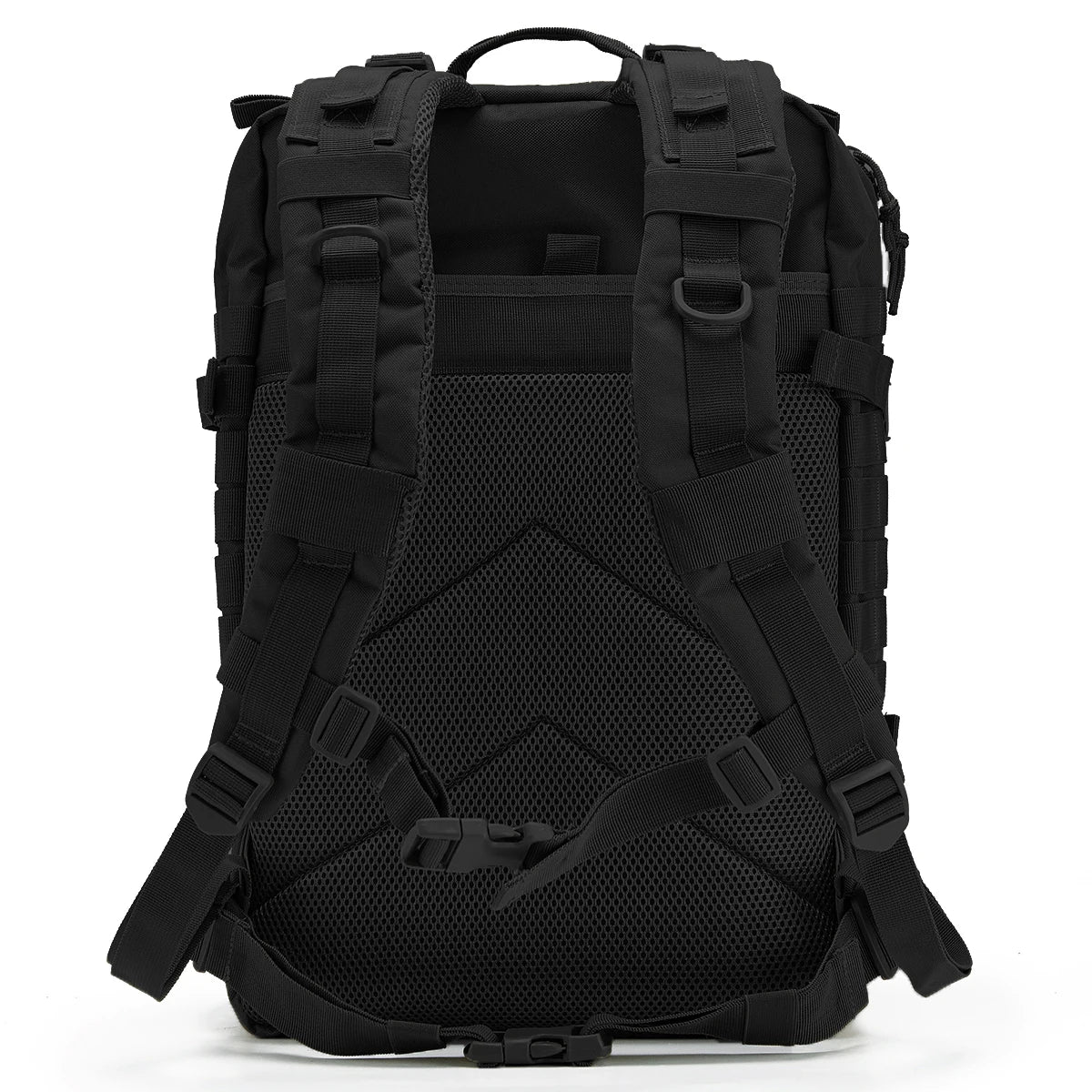Qt & qy 30/50l mochilas táticas homem sacos de viagem sobrevivência ao ar livre 3p pacote assalto edc molle pacote caminhadas trekking caça saco