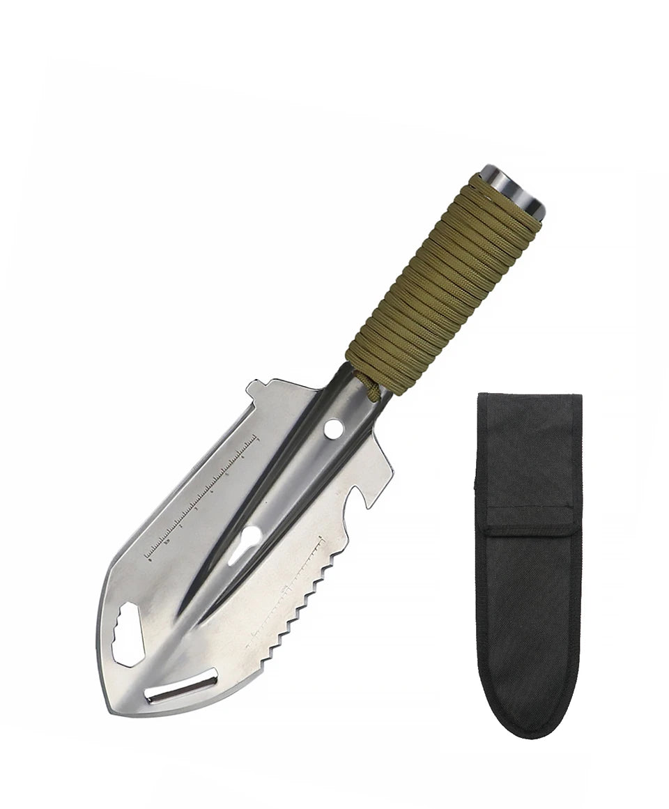 Pá Pinic portátil para acampar, Artilharia multifuncional, Equipamento de sobrevivência ao ar livre, Garden Tool, Caminhadas e Viajando