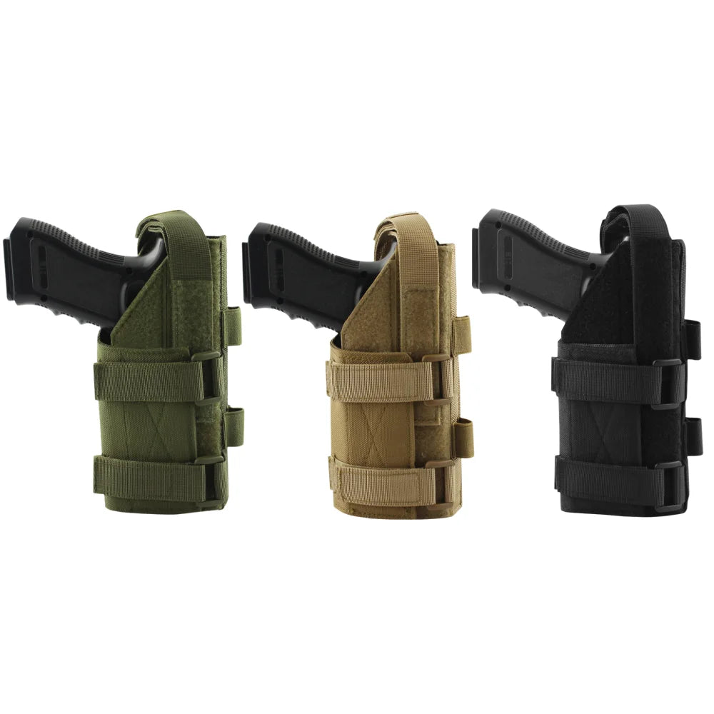Coldre de arma de caça molle cinto modular coldre de pistola para canhotos m9 1911 glock 17 19 22 23 31 32 34 35