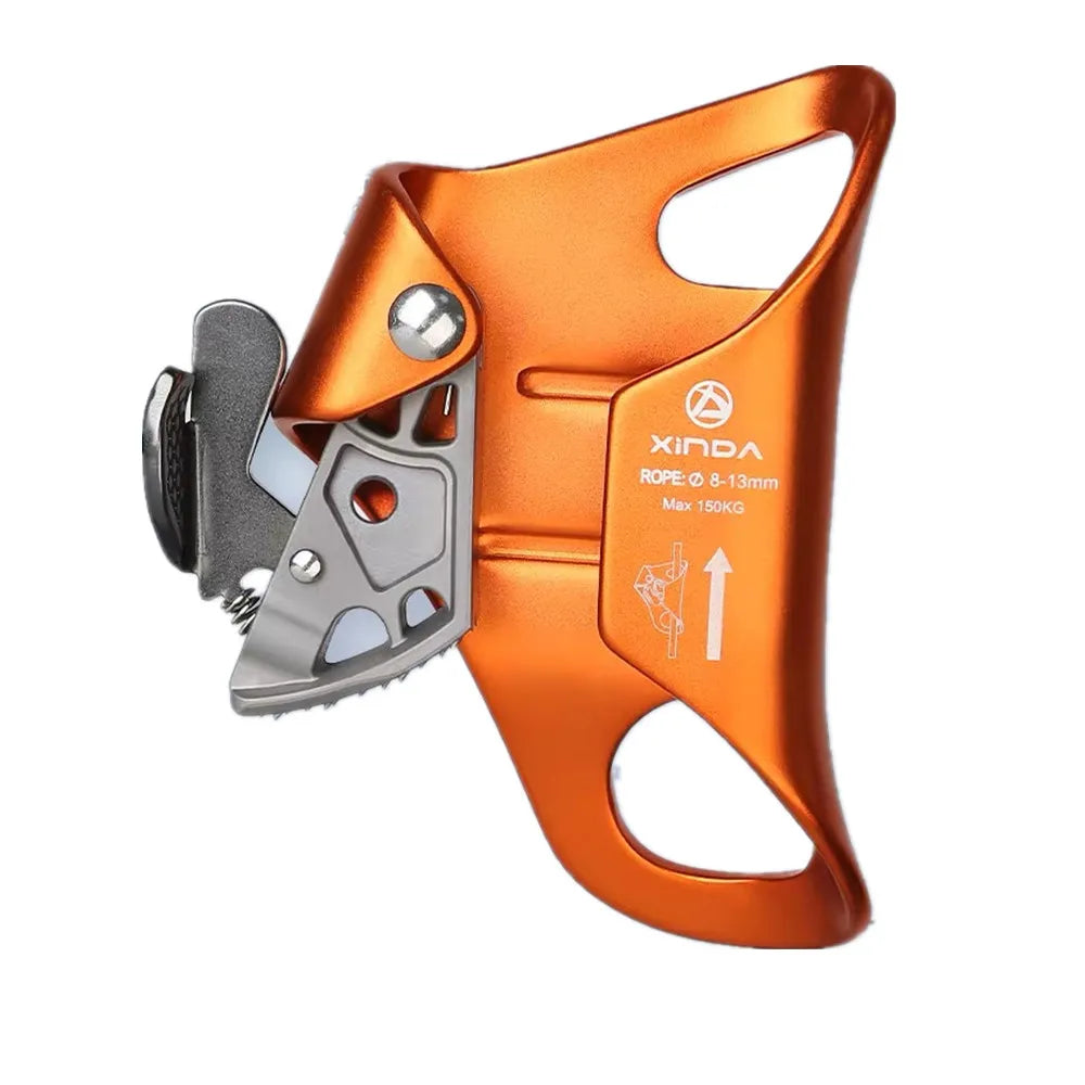 Xinda acampamento ao ar livre escalada peito ascendente corda de segurança ascendente anti queda fora sobrevivência corda vertical equipamentos escalada