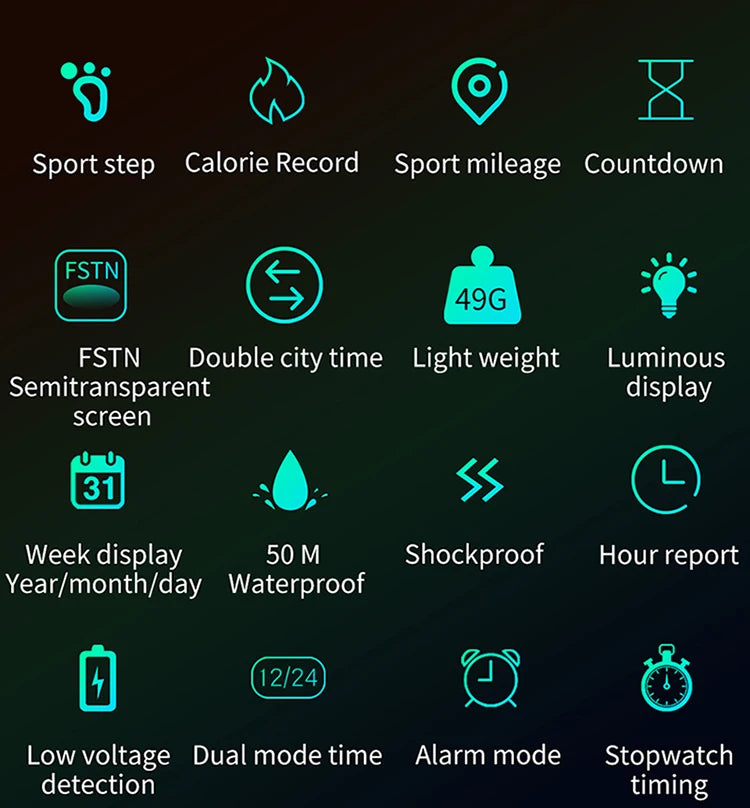 Sanda marca relógios masculinos esportes pedômetro calorias 50m à prova dwaterproof água led relógio digital militar relógio de pulso relogio masculino 2145