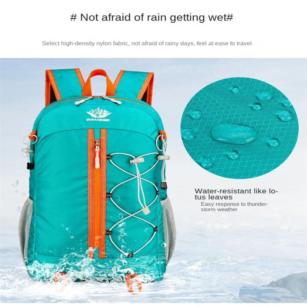 Mochila Dobrável Ultra-Leve Multi-Funcional de Lazer, Saco de Viagem para Montanhismo Masculino, Grande Capacidade