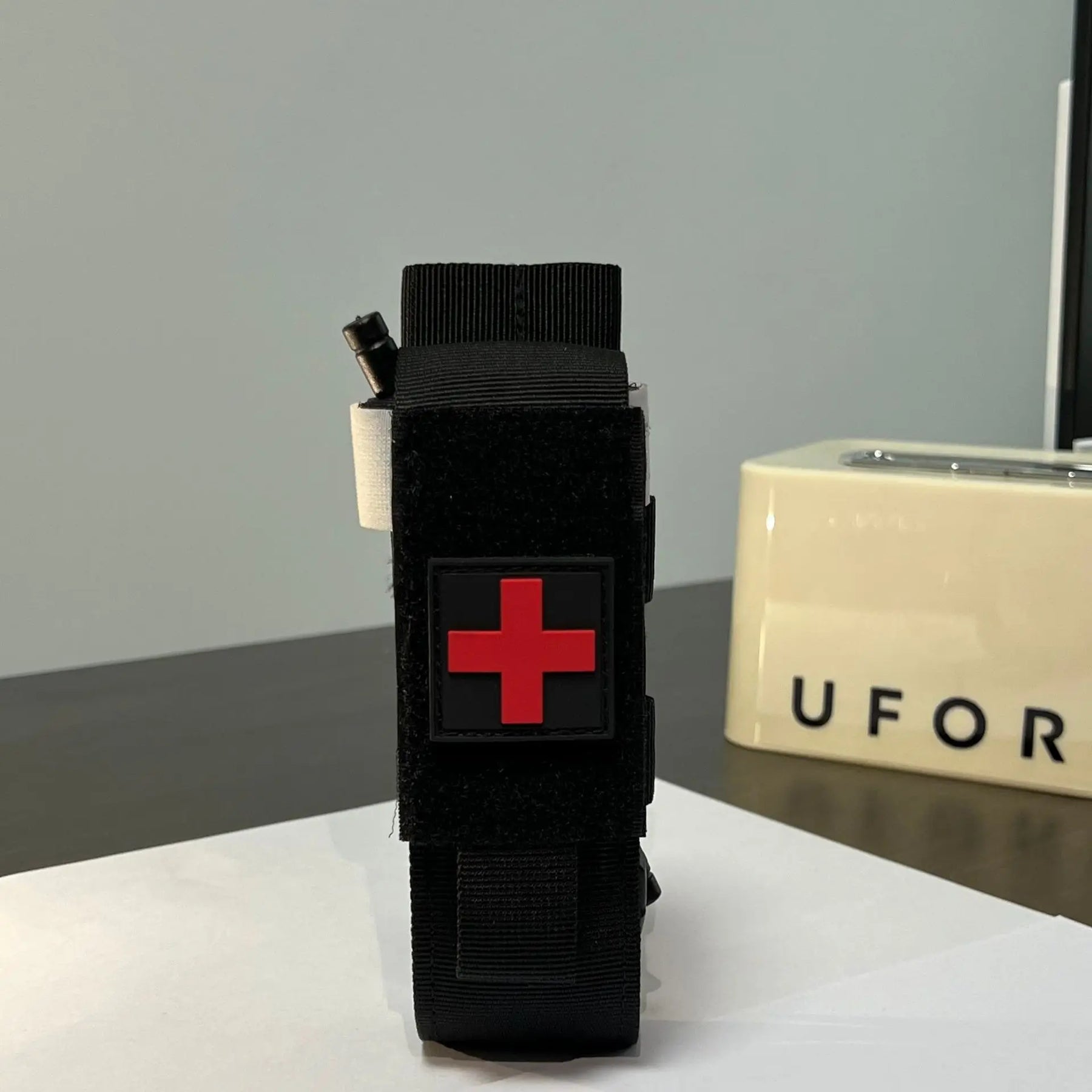 Bolsa tática de primeiros socorros para gatos, bolsa de torniquete de nylon para pistola única, coldre de faca de caça ao ar livre, pacotes de tesoura médica