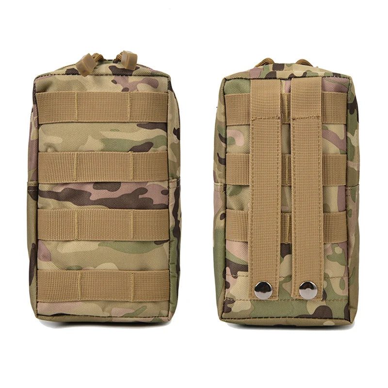 600D Oxford Outdoor Bag EDC Molle Ferramenta Zíper Acessórios de cintura Cinto durável Bolsa de camuflagem Airsoft