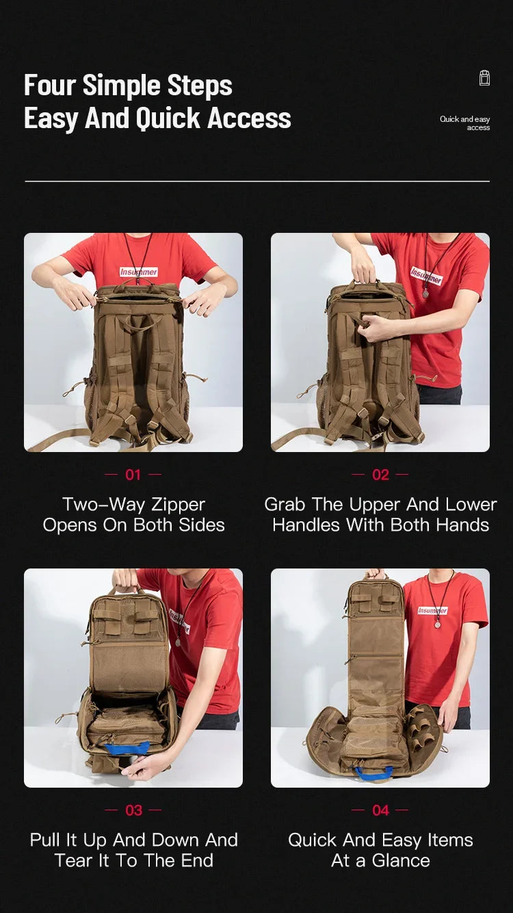 Excelente elite spider tático versátil pacote de assalto médico mochilas ao ar livre mochila tática respingo água mochila