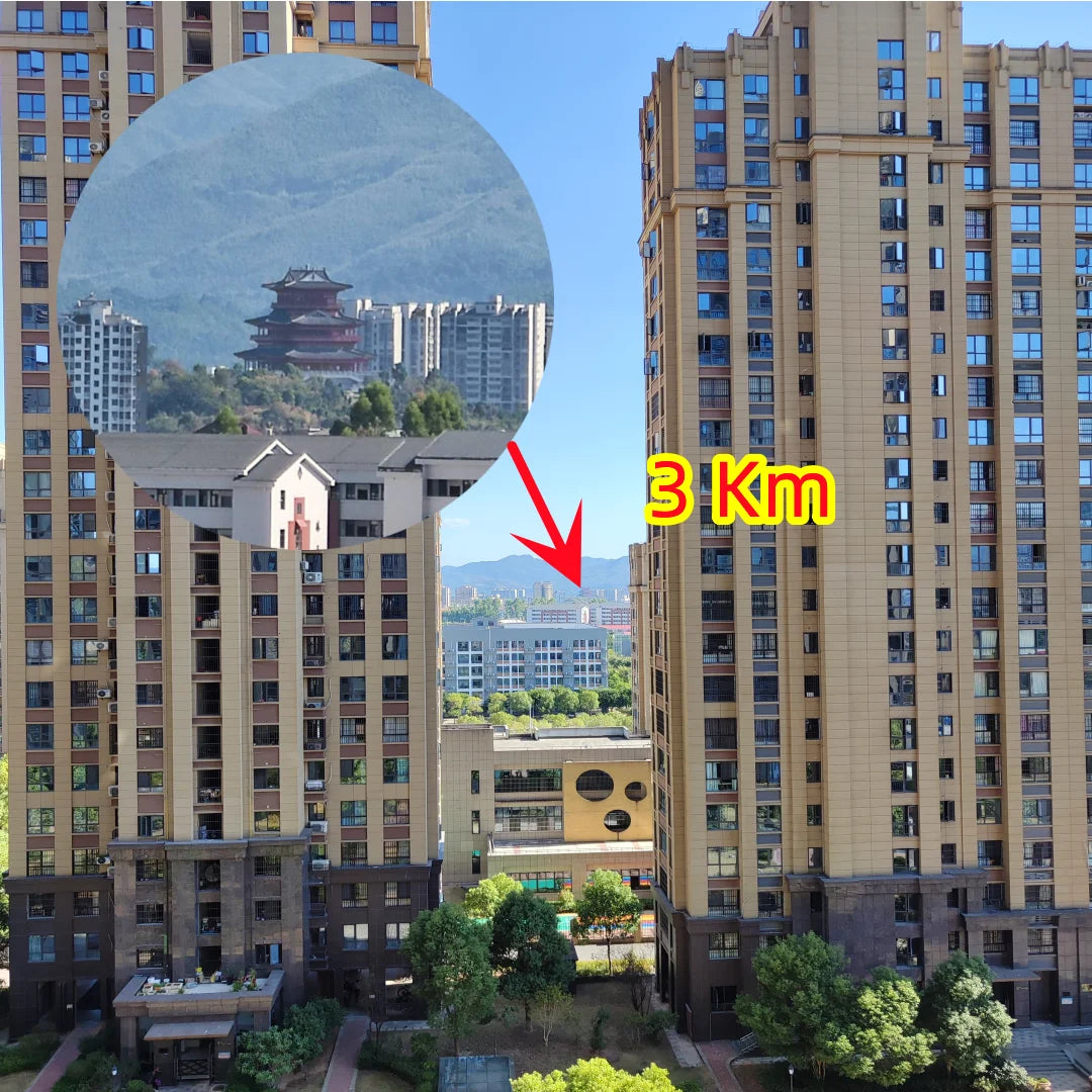 9000x25 hd zoom portátil poderoso binóculos de longo alcance bak4 telescópio jumelles óptica dobrável para caça ao ar livre acampamento