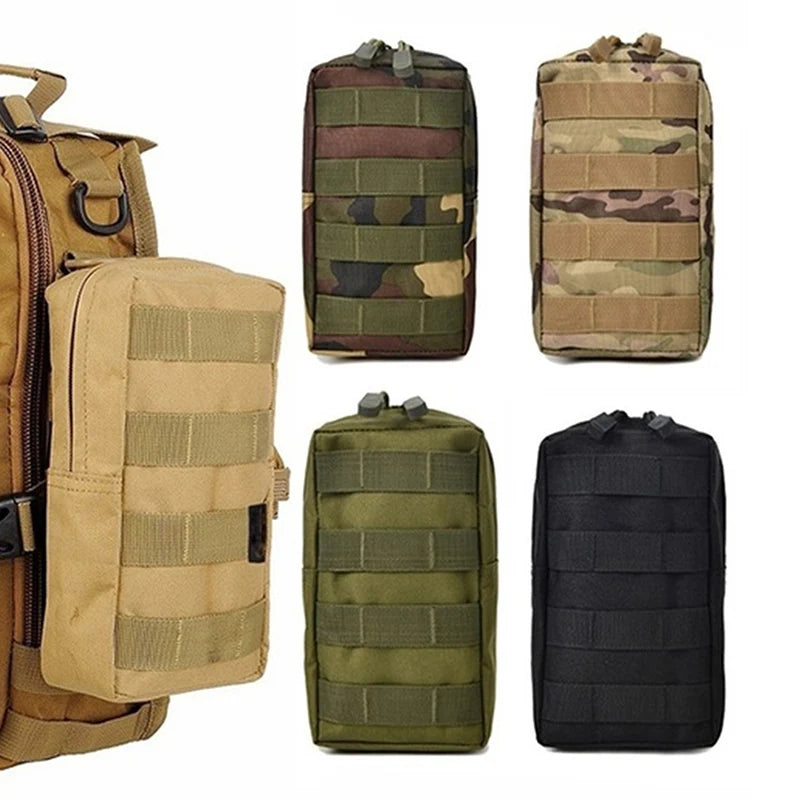 600D Oxford Outdoor Bag EDC Molle Ferramenta Zíper Acessórios de cintura Cinto durável Bolsa de camuflagem Airsoft