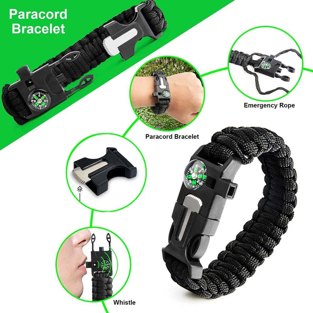 38 em 1 kit de primeiros socorros sobrevivência militar conjunto completo molle engrenagem ao ar livre kits de emergência acampamento caminhadas aventuras trauma saco