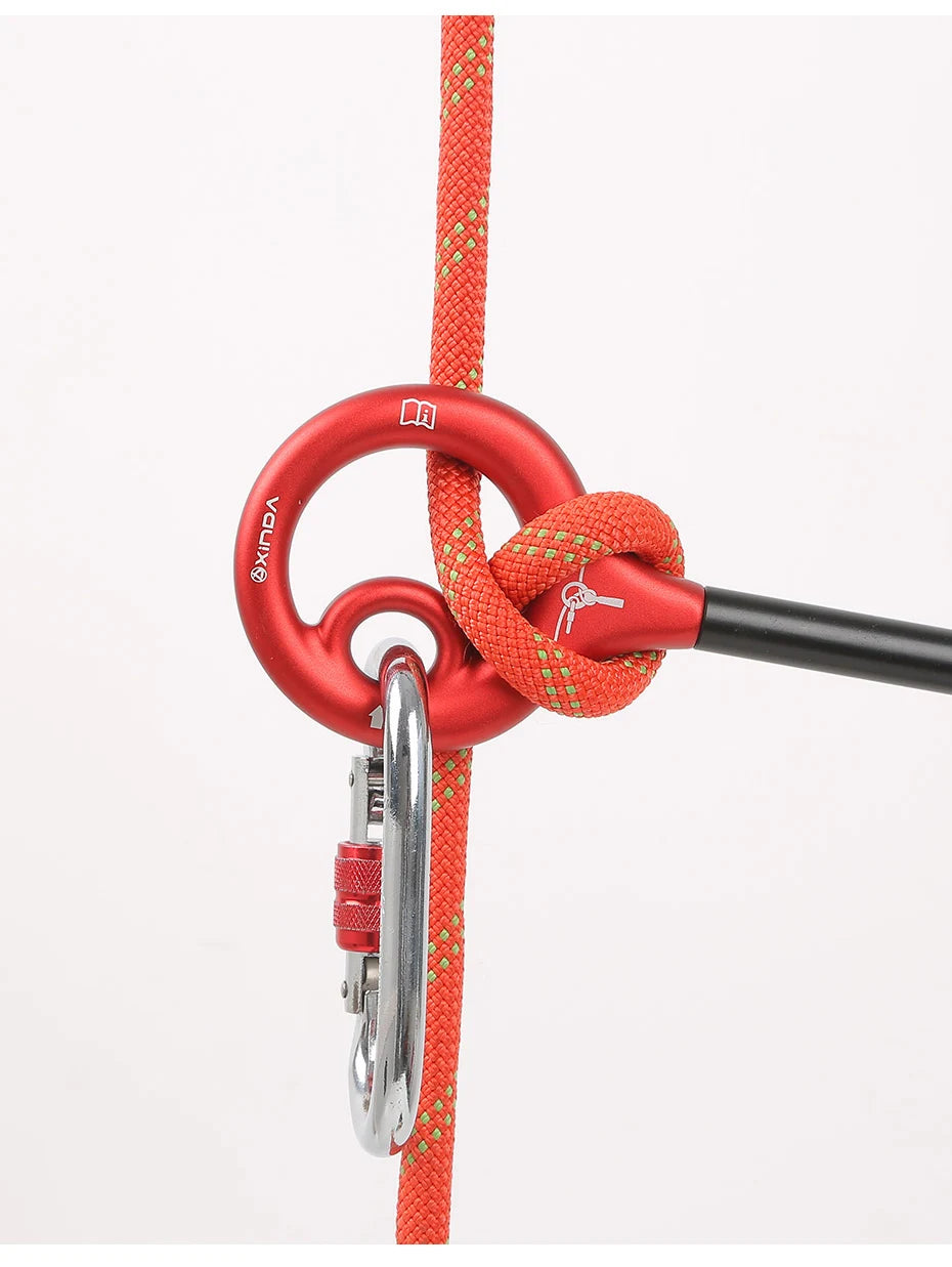 Xinda mosquetão de escalada, 9 formatos, descoberta, figura de alumínio, dispositivo de segurança, rapel, equipamento dobrável para downhill