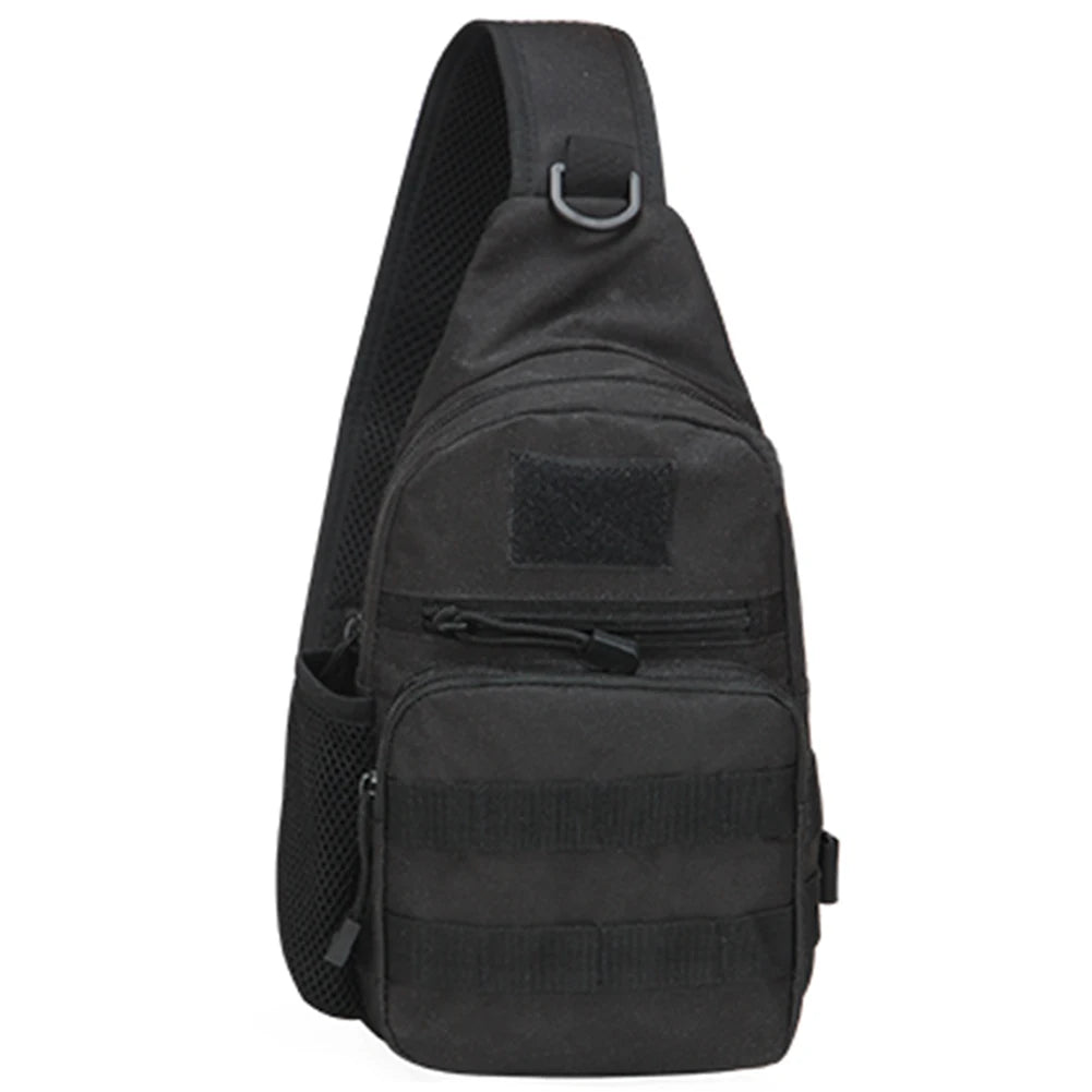 Ao ar livre tático camuflagem chaleira pacote de peito sacos dos homens caminhadas mochila náilon caça pesca molle exército trekking bolsa ombro