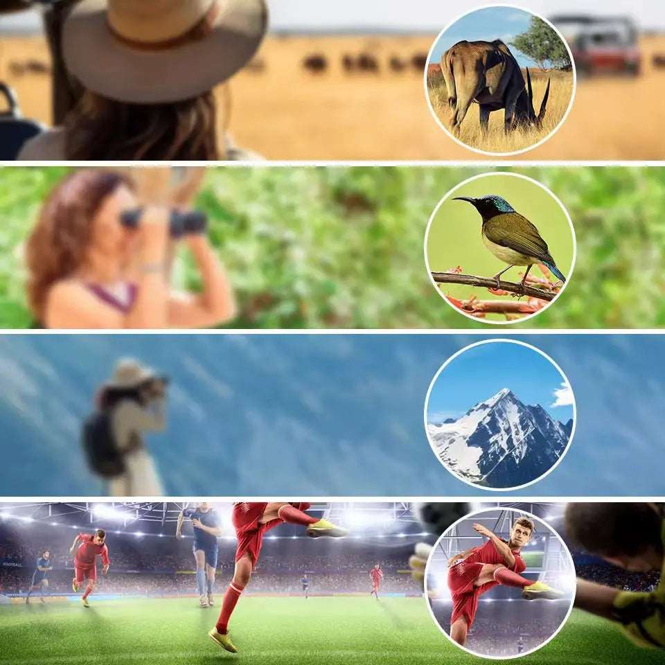 Svbony f9333a/f9333b binóculos 10x42/8x32 telescópio poderoso profissional hd equipamento de acampamento de longo alcance para viagens suv