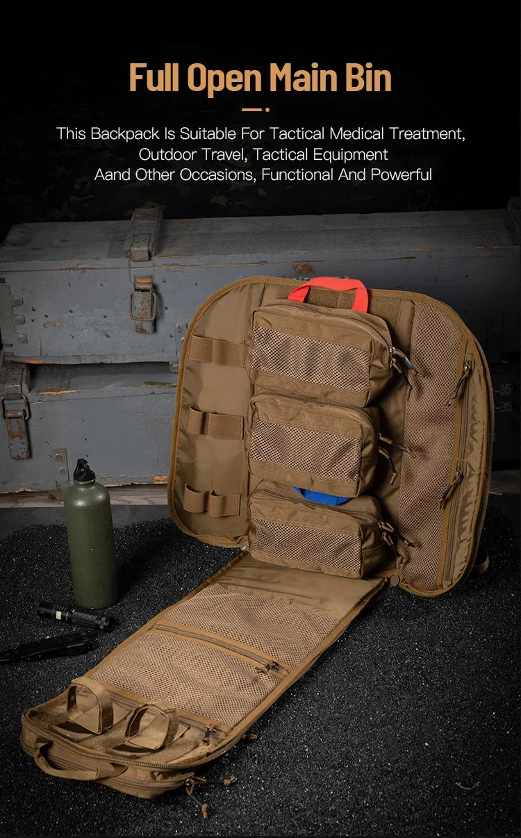 Excelente elite spider tático versátil pacote de assalto médico mochilas ao ar livre mochila tática respingo água mochila