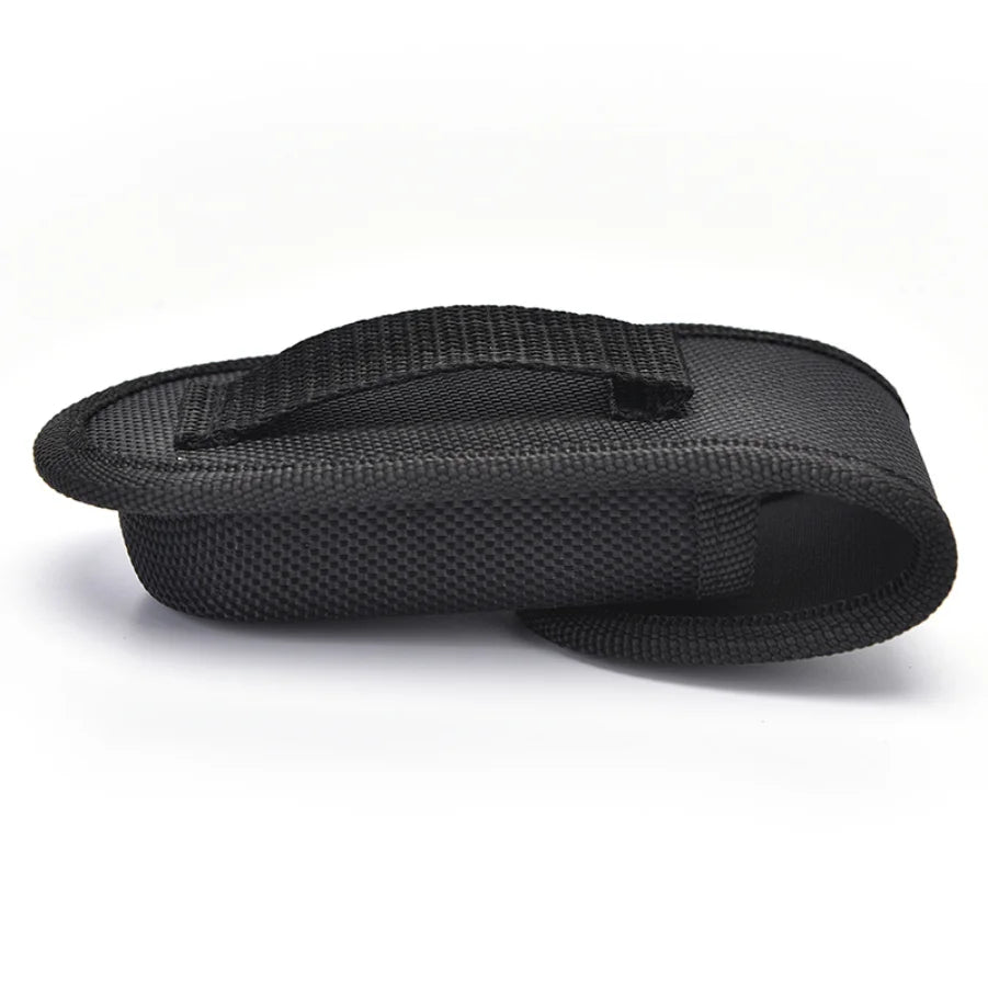 Bainha preta dobrável faca alicate saco bolsa caso bainha cinto de náilon laço bolso transportar armazenamento lanterna titular pacote cintura