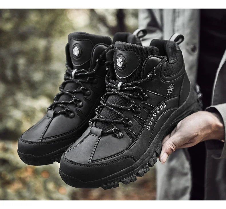 Homens botas táticas de segurança respirável masculino anti-deslizamento bota de caça motocicleta botas do exército deserto escalada caminhadas sapatos tamanho mais