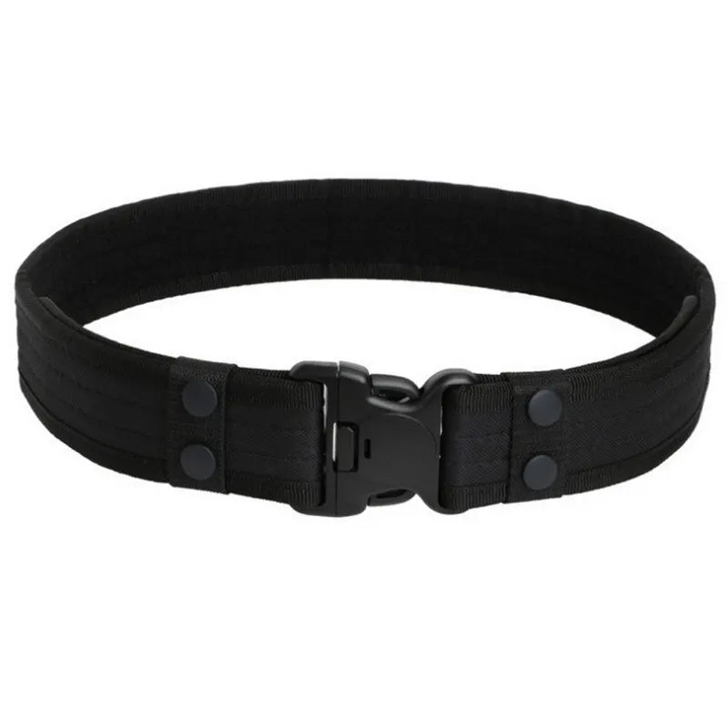 Cinto masculino camuflagem ao ar livre cinto tático oxford pano cinto de montanhismo cinto de náilon cintura larga cinto de trabalho cintos neutros