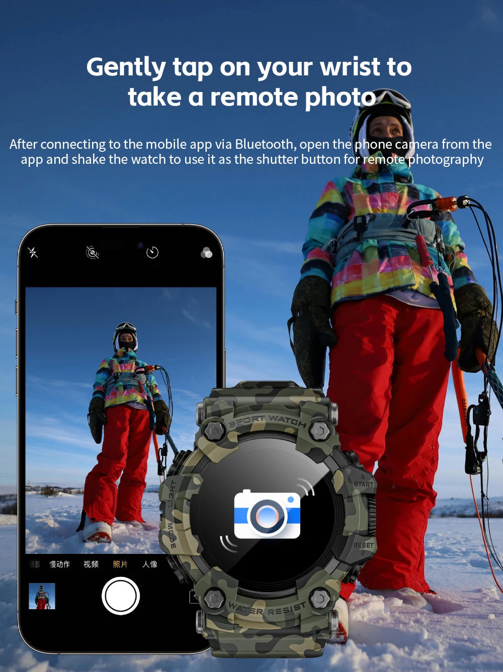 Lokmat ATTACK-GT atualização esporte relógio inteligente à prova dwaterproof água bluetooth chamadas robustos smartwatches lanterna rastreador de fitness para o telefone