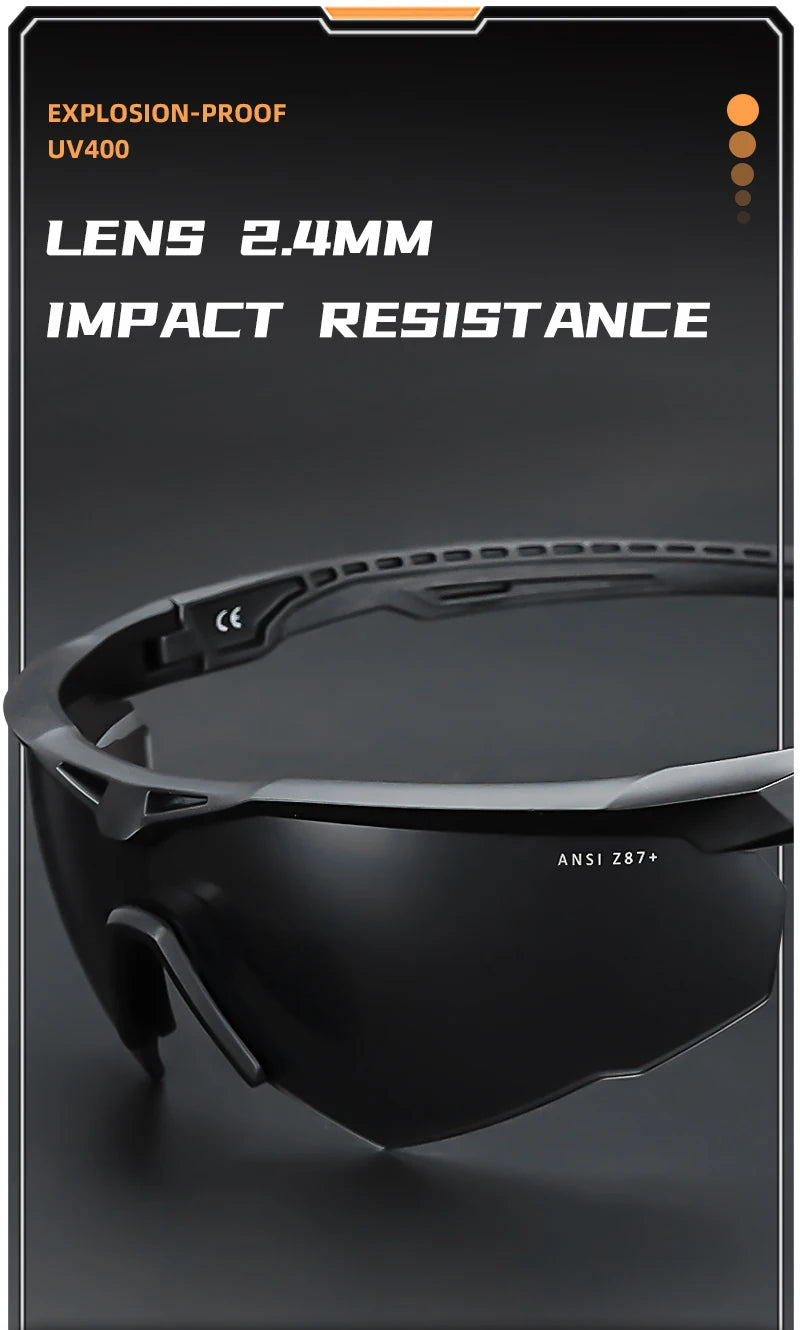 Conjunto de óculos tático à prova de vento, à prova de poeira, cs, militar, tiro, à prova de balas, motocicleta, montanhismo