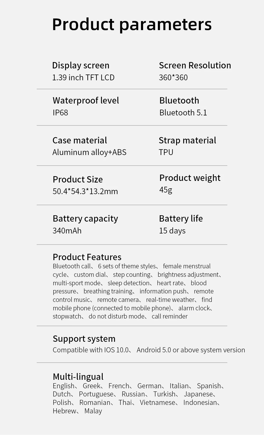 LOKMAT-ATTACK 2 PRO relógios inteligentes para homens e mulheres, fitness, esportes ao ar livre, monitoramento de saúde, compatível com android, ios