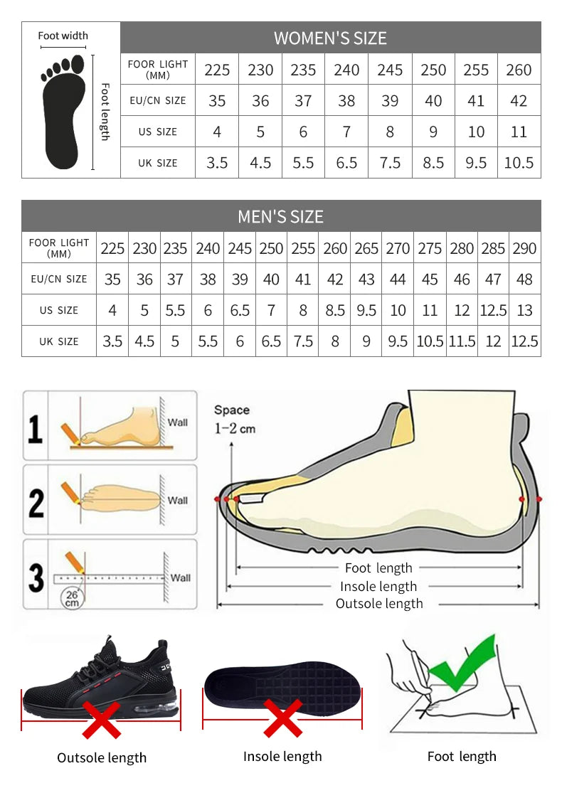 2023 tênis de trabalho masculino sapatos indestrutíveis sapatos de segurança de trabalho com biqueira de aço à prova de punctura sapatos de proteção de segurança masculinos