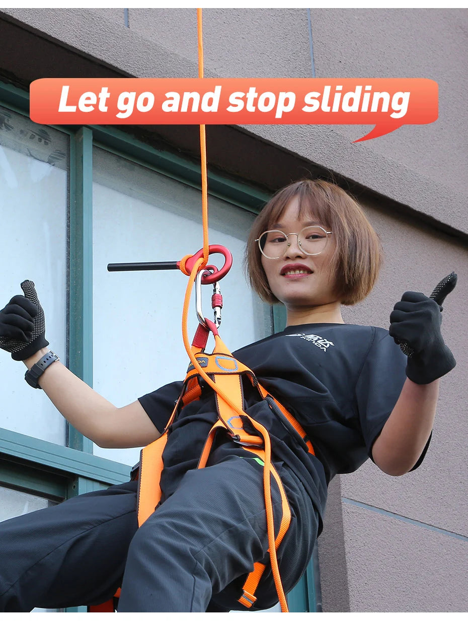 Xinda mosquetão de escalada, 9 formatos, descoberta, figura de alumínio, dispositivo de segurança, rapel, equipamento dobrável para downhill