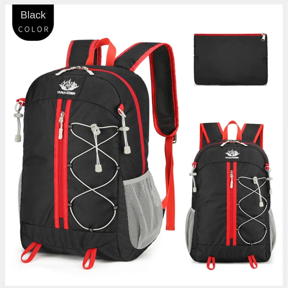 Mochila Dobrável Ultra-Leve Multi-Funcional de Lazer, Saco de Viagem para Montanhismo Masculino, Grande Capacidade