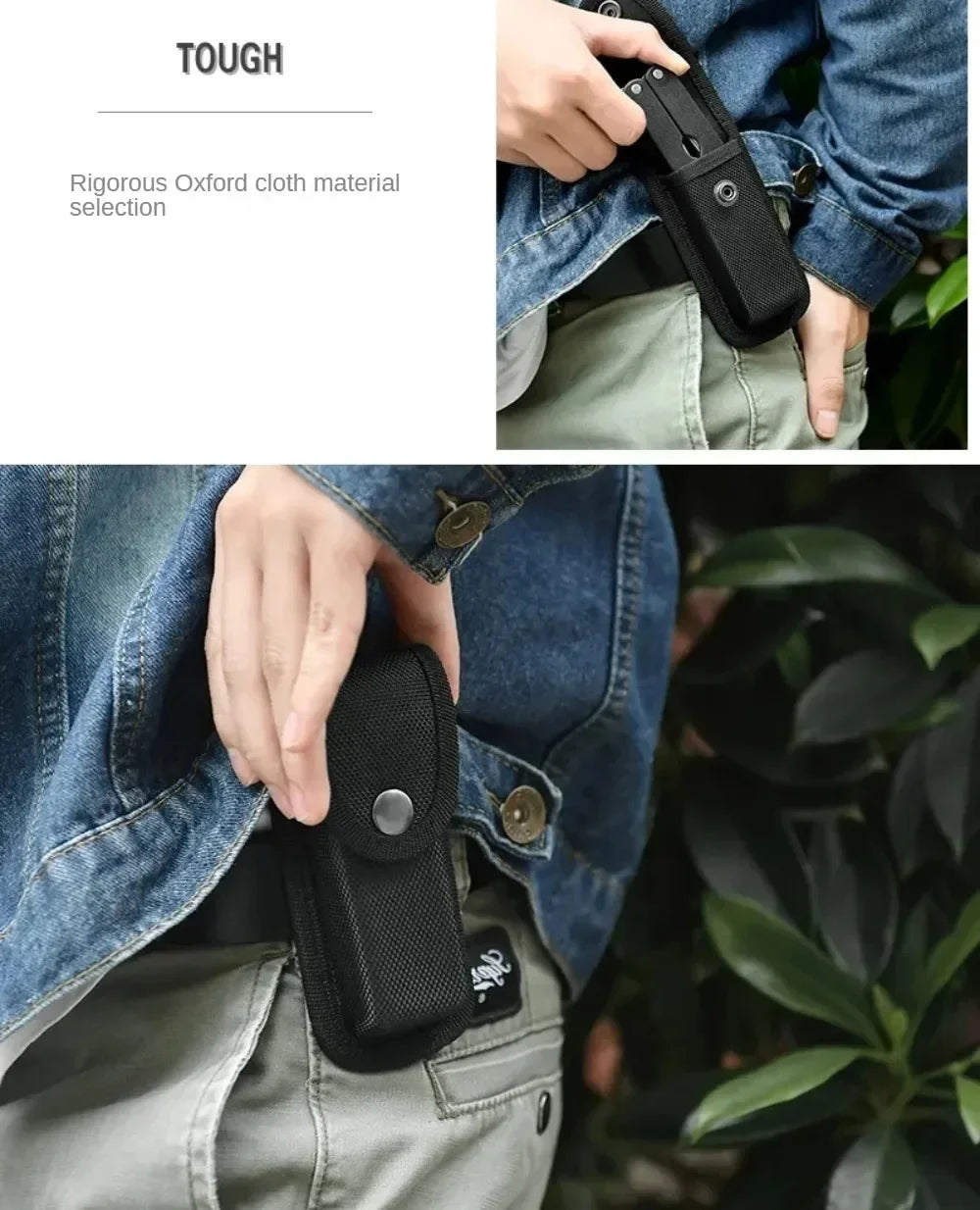 Novo edc tático facas capa sacos de náilon oxford conjunto faca dobrável embalagem caso náilon presente conjunto faca alicate bainha bolsa