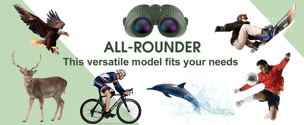 20x25 binóculos profissional hd bolso à prova dwaterproof água acampamento observação telescópio óptico portátil ao ar livre para caça