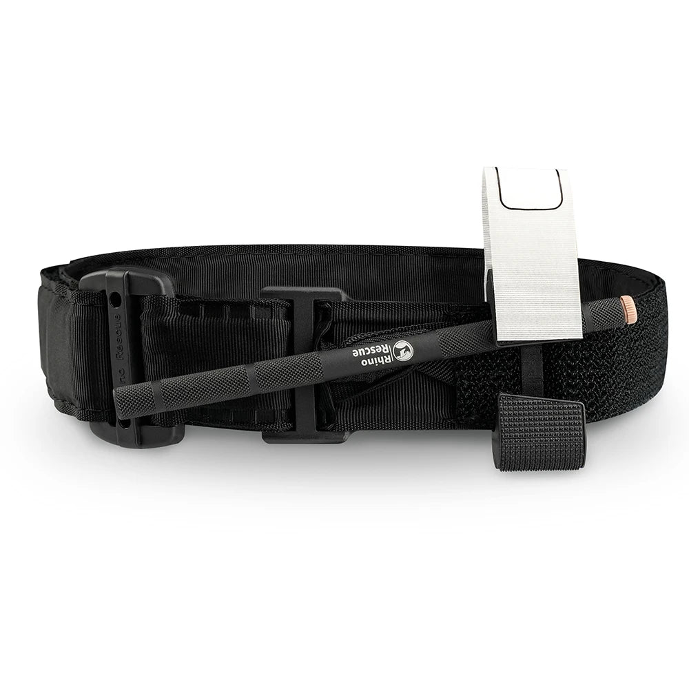 Torniquete de metal, 3 x 95 cm, torniquete de metal, cinta de emergência médica rotativa de combate tático de resgate Rhino, equipamento IFAK para trauma
