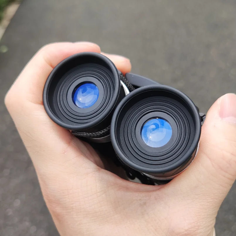 9000x25 hd zoom portátil poderoso binóculos de longo alcance bak4 telescópio jumelles óptica dobrável para caça ao ar livre acampamento