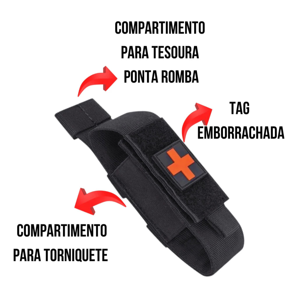 Porta Torniquete APH Tático Modular em Cordura 1000D