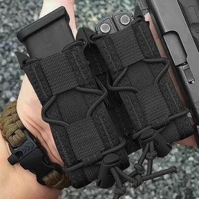 Ophidian 9mm pistola dupla/tripla pilha revista bolsa molle mag coldre caça lanterna tocha titular edc