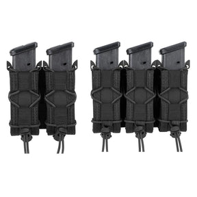 Ophidian 9mm pistola dupla/tripla pilha revista bolsa molle mag coldre caça lanterna tocha titular edc