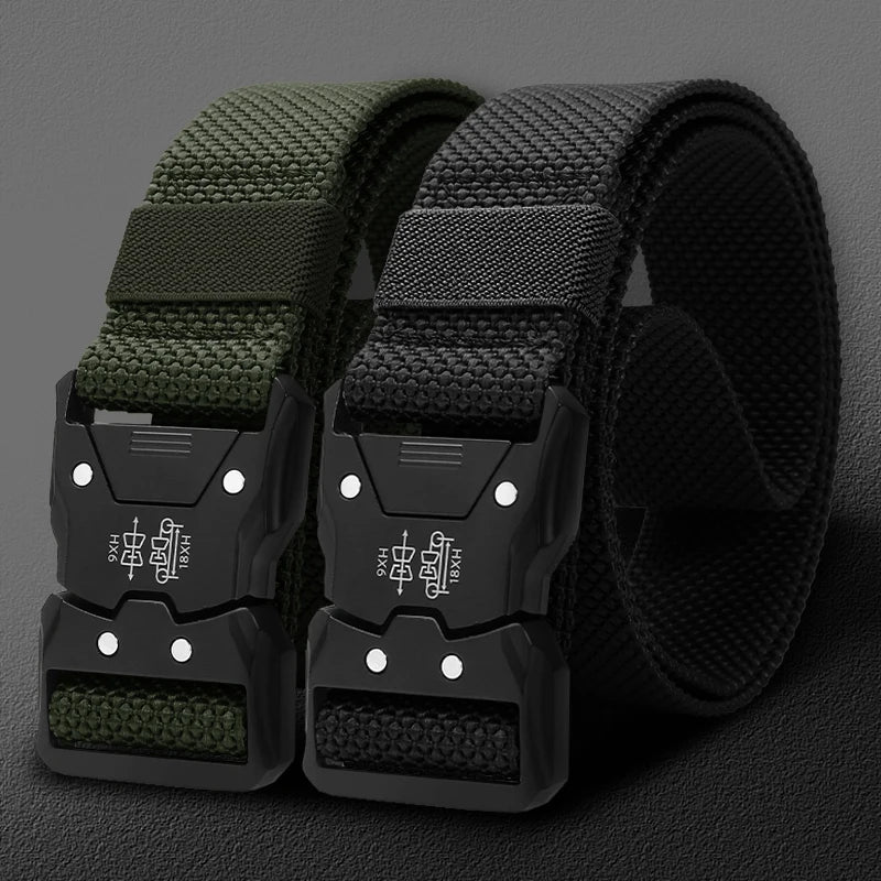 Kit 2 Cintos Tático Militar Reforçado com Fivela Automática