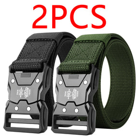 Kit 2 Cintos Tático Militar Reforçado com Fivela Automática