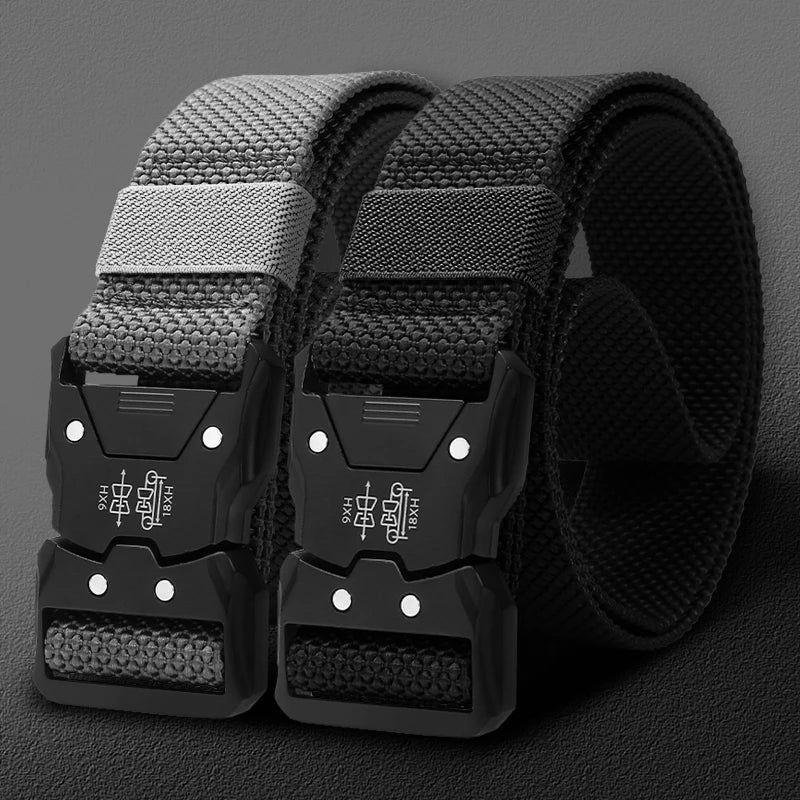 Kit 2 Cintos Tático Militar Reforçado com Fivela Automática