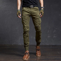 Moda de alta qualidade magro camuflagem casual tático calças carga masculino streetwear harajuku corredores roupas masculinas camo
