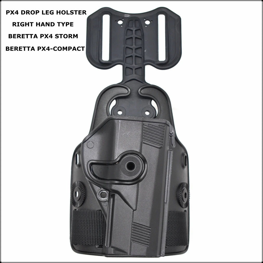 Tactical Bereta PX4 Case, Paintball Equipamentos, Tempestade, 360 ° Cant ajustável com Revista Duplo Bolsa
