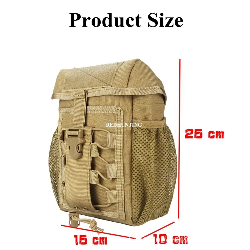 Bolsa tática cs despejo gota bolsa outdooer utilitário bolsa à prova dwaterproof água 1000d náilon dobrável molle saco de despejo para caminhadas ao ar livre