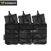 IDOGEAR Tático LSR 556 Mag Bolsa Triplo Mag Carrier MOLLE Bolsa Corte a Laser 3567
