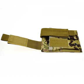 Molle tático 9mm mag bolsa pistola revista titular para placa transportadora colete duplo carregador bolsa caça e equipamentos acessório